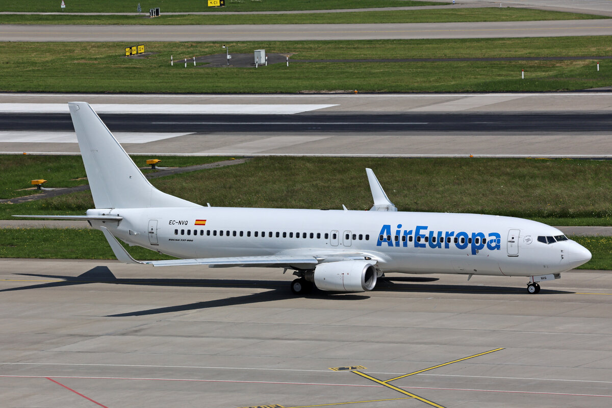 Air Europa, EC-NVQ, Boeing B737-8AS, msn: 37534/2958, 29.Mai 2023, ZRH Zürich, Switzerland.