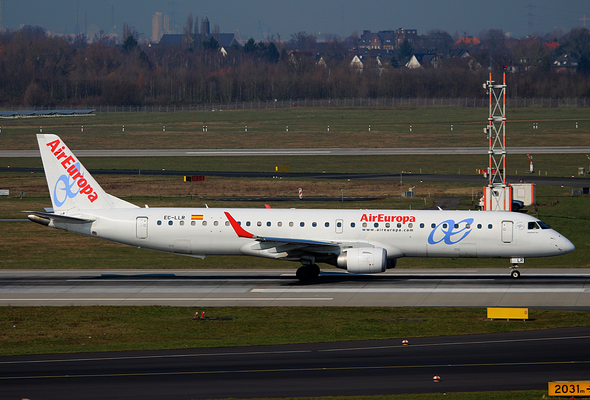 Air Europa, ERJ-195-200LR, EC-LLR, DUS, 10.03.2016