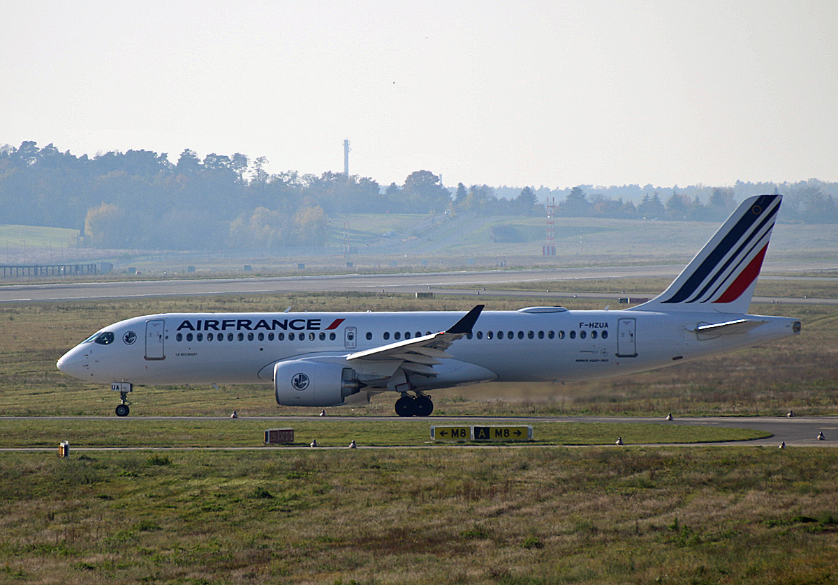 Air France, Airbus A 220-200, F-HZUA, BER, 31.10.2021