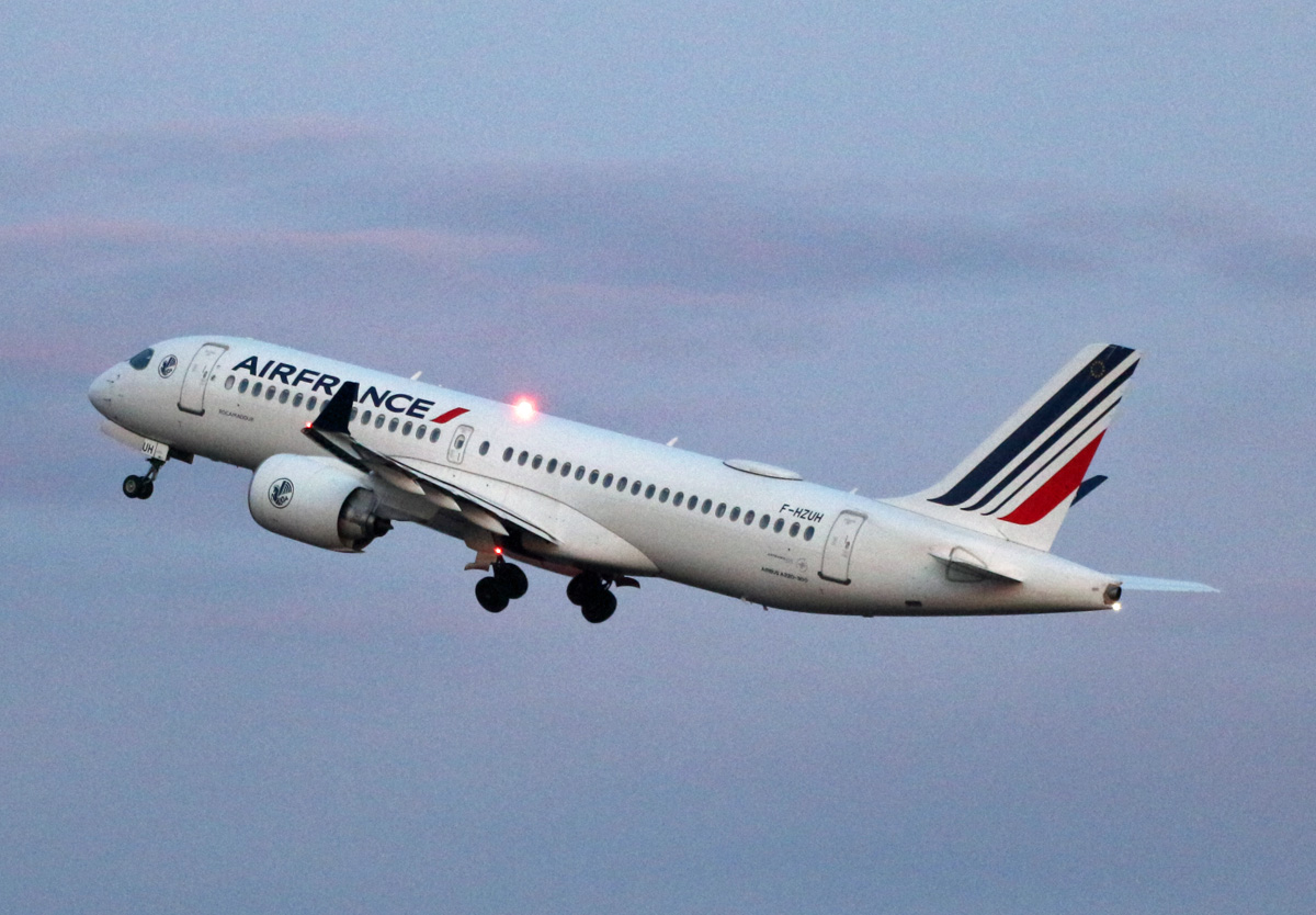 Air France, Airbus A 220-300, F-HZUH, BER, 16.02.2024