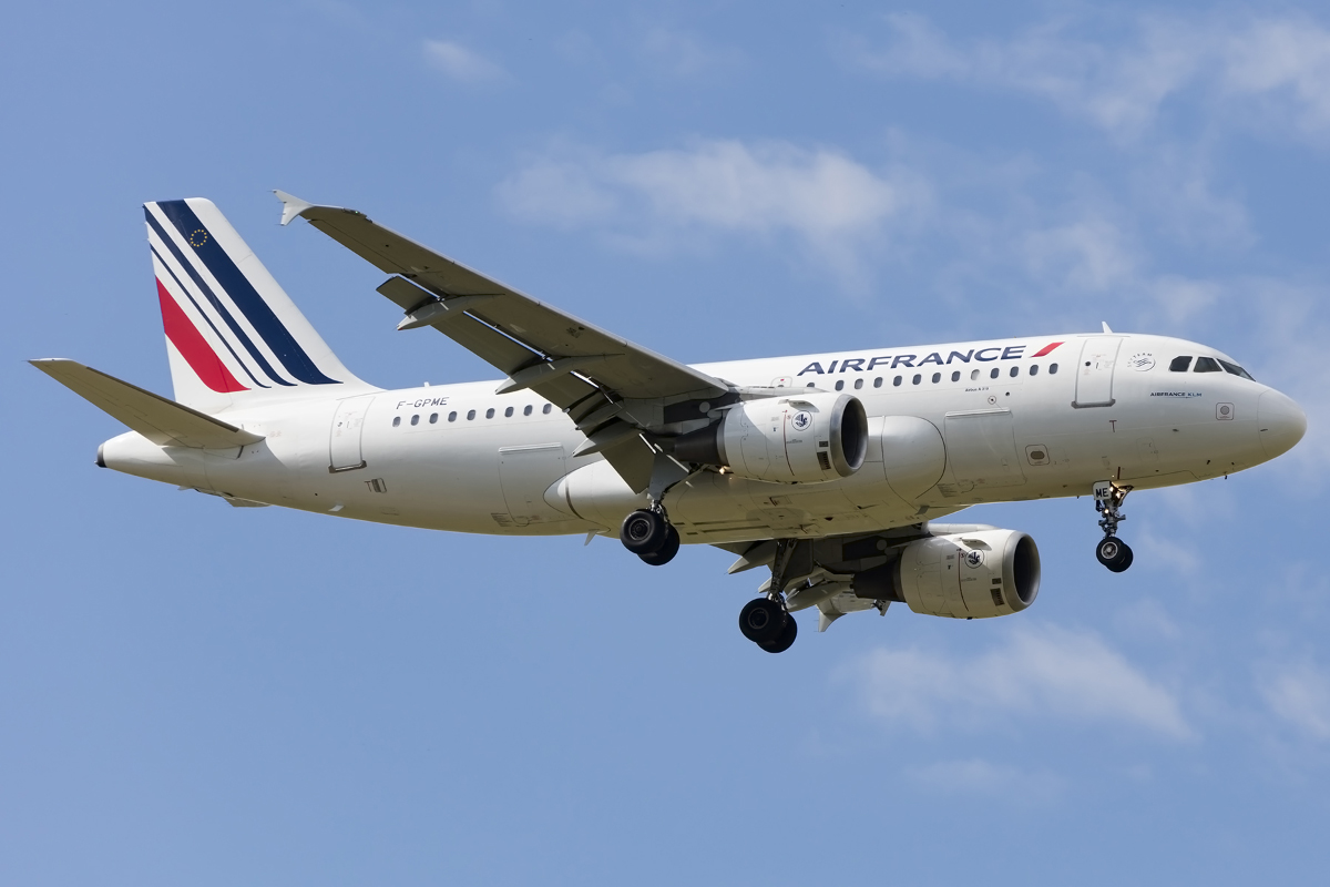 Air France, F-GPME, Airbus, A319-113, 07.05.2016, CDG, Paris, France 

