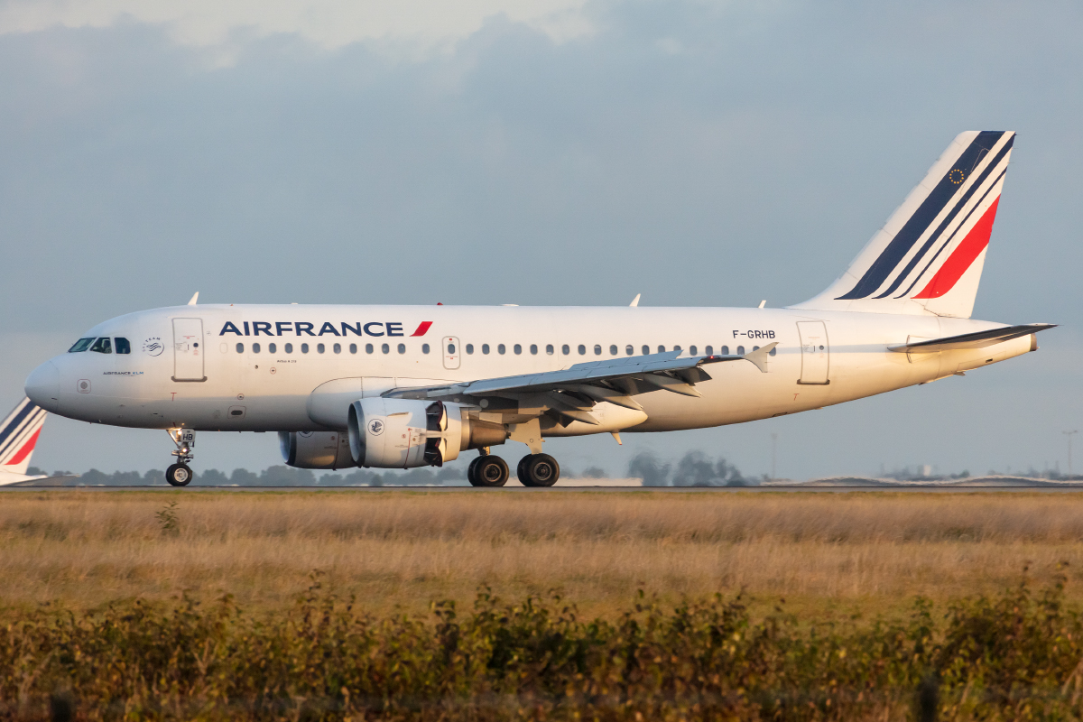 Air France, F-GRHB, Airbus, A319-111, 11.10.2021, CDG, Paris, France