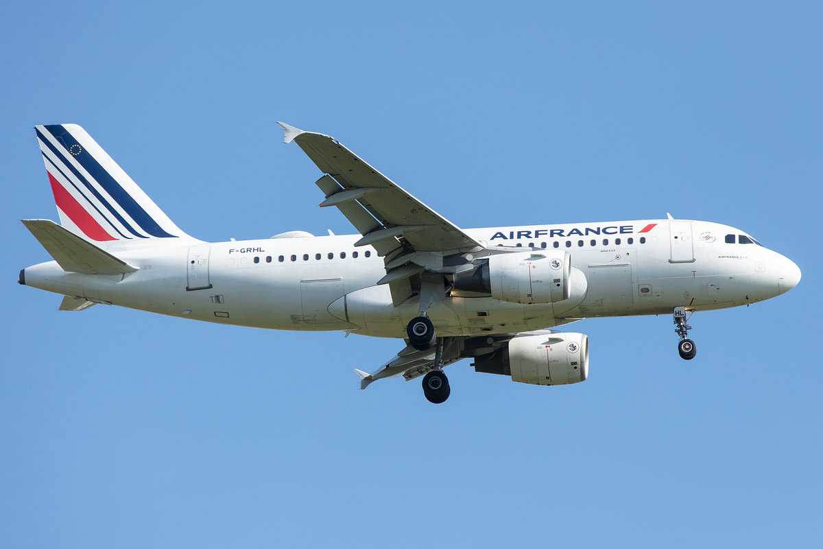 Air France, F-GRHL, Airbus, A319-111, 13.05.2019, CDG, Paris, France




