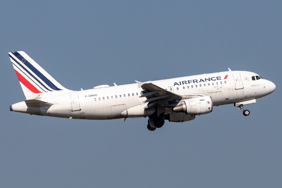 Air France, F-GRHO, Airbus, A319-111, 09.10.2021, CDG, Paris, France