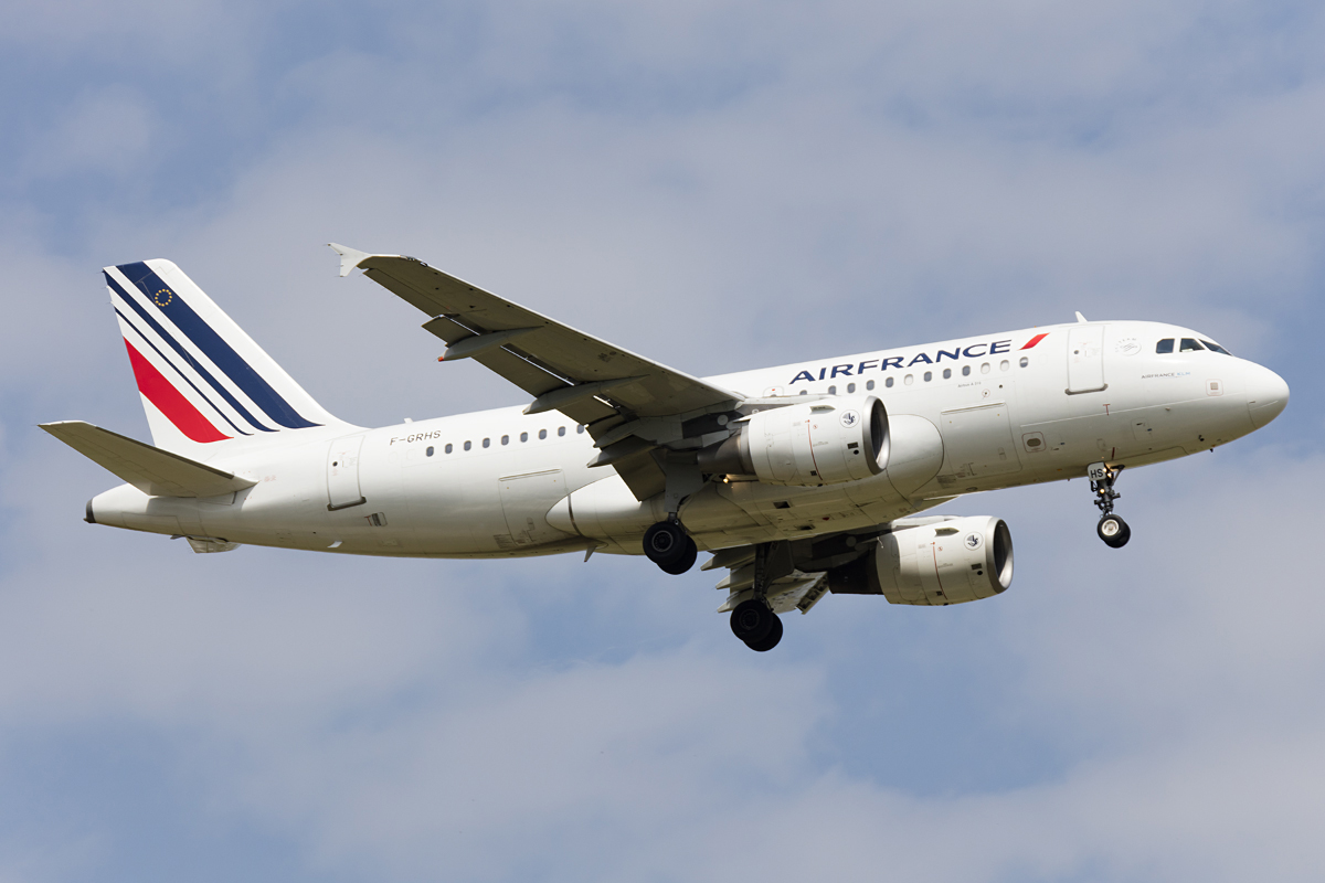 Air France, F-GRHS, Airbus, A319-111, 08.05.2016, CDG, Paris, France 



