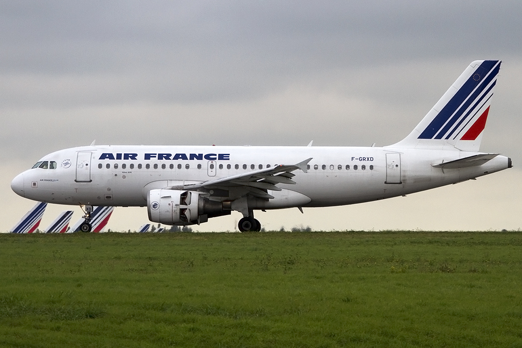 Air France, F-GRXD, Airbus, A319-111, 20.10.2013, CDG, Paris, France




