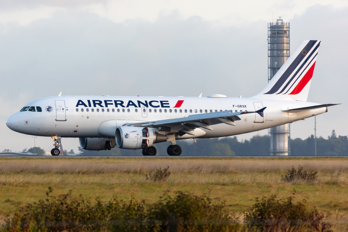 Air France, F-GRXK, Airbus, A319-115LR, 11.10.2021, CDG, Paris, France
