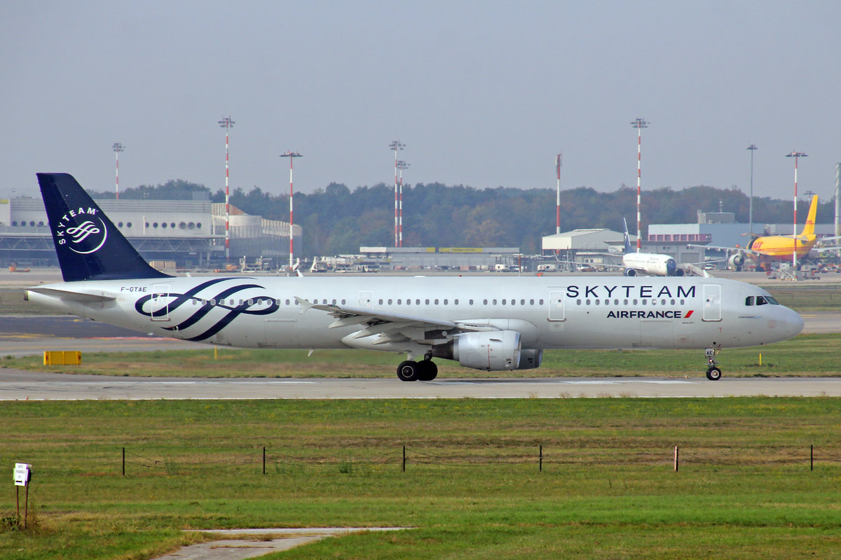Air France, F-GTAE, Airbus A321-211, msn: 796, 16.Oktober 2018, MXP Milano-Malpensa, Italy.