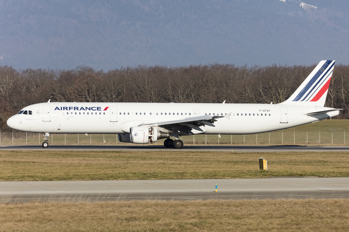 Air France, F-GTAY, Airbus, A321-211, 30.01.2016, GVA, Geneve, Switzerland 


