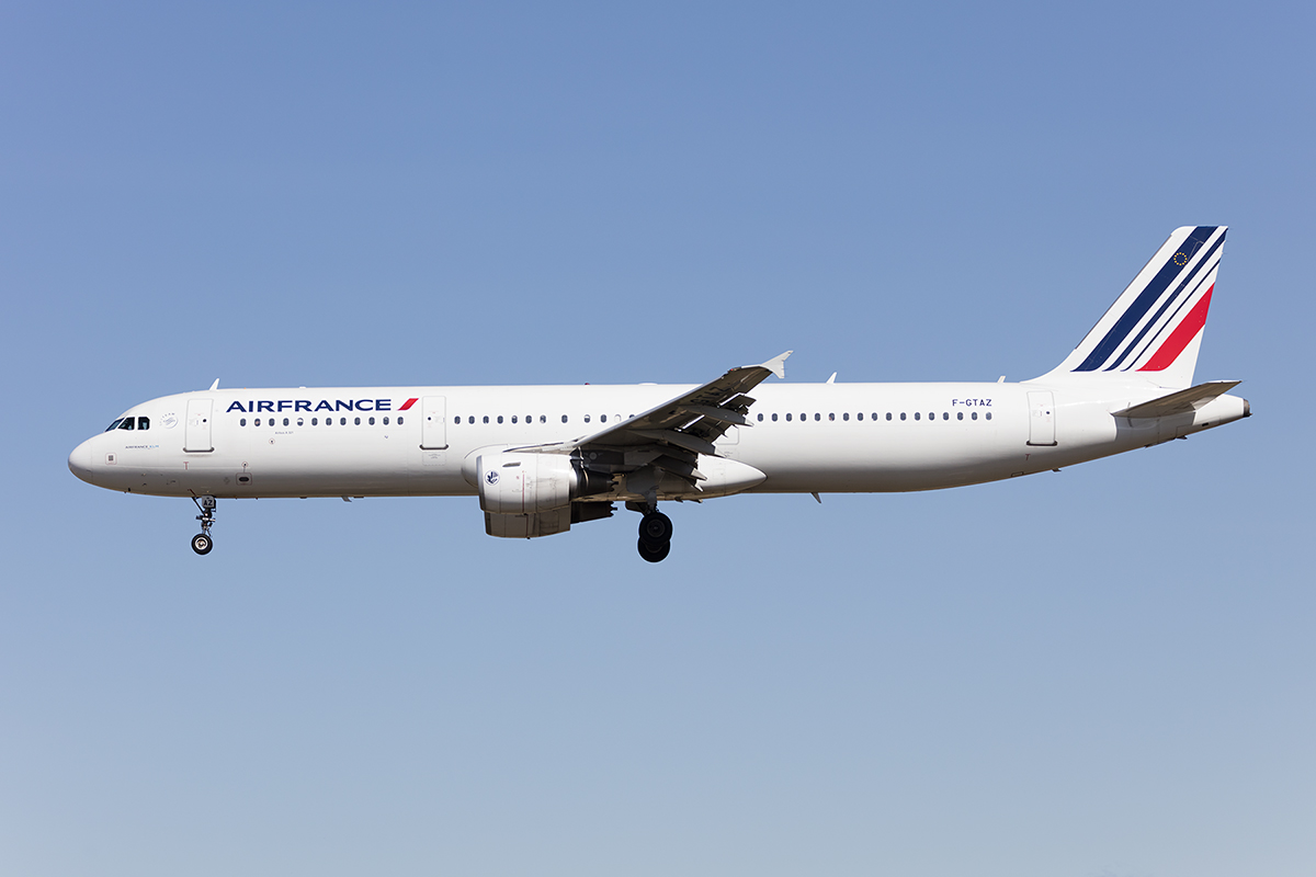 Air France, F-GTAZ, Airbus, A321-212, 10.09.2017, BCN, Barcelona, Spain 



