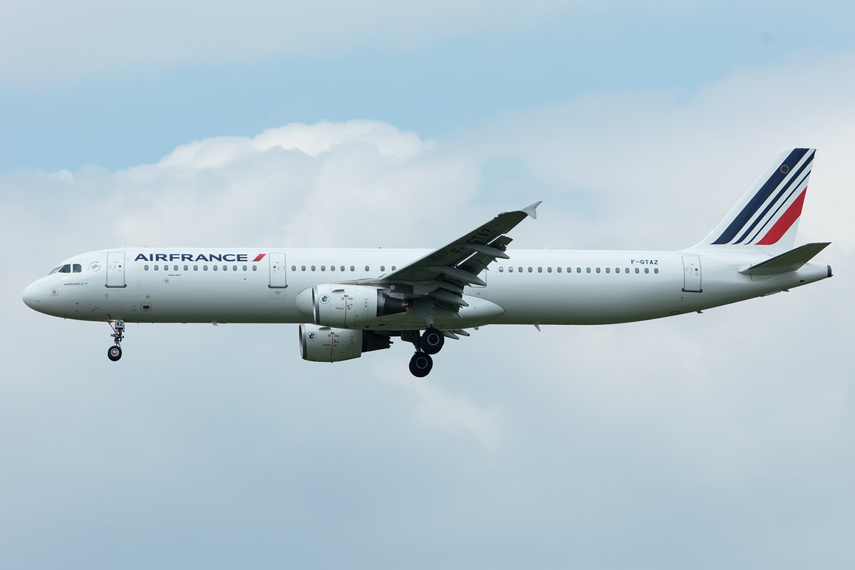 Air France, F-GTAZ, Airbus, A321-212, 01.05.2019, MUC, München, Germany


