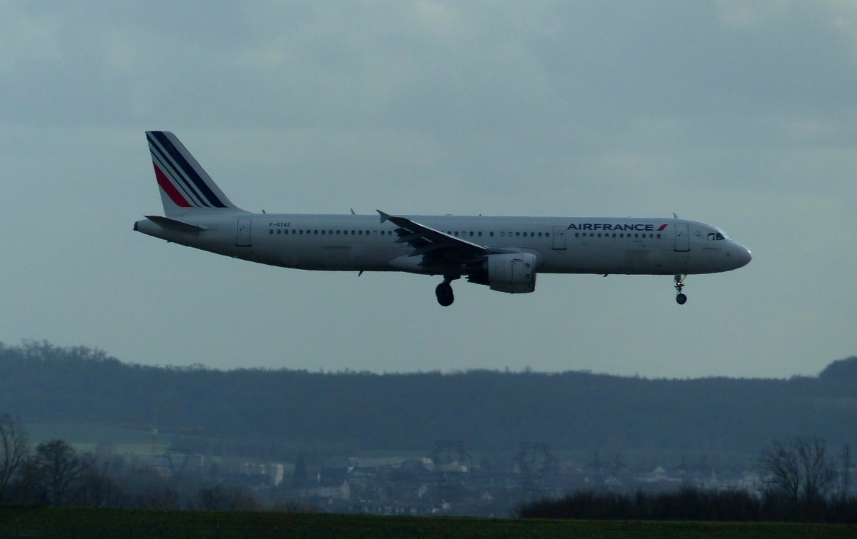 Air France, F-GTAZ, Airbus A321, Paris (CDG), 2.3.2016