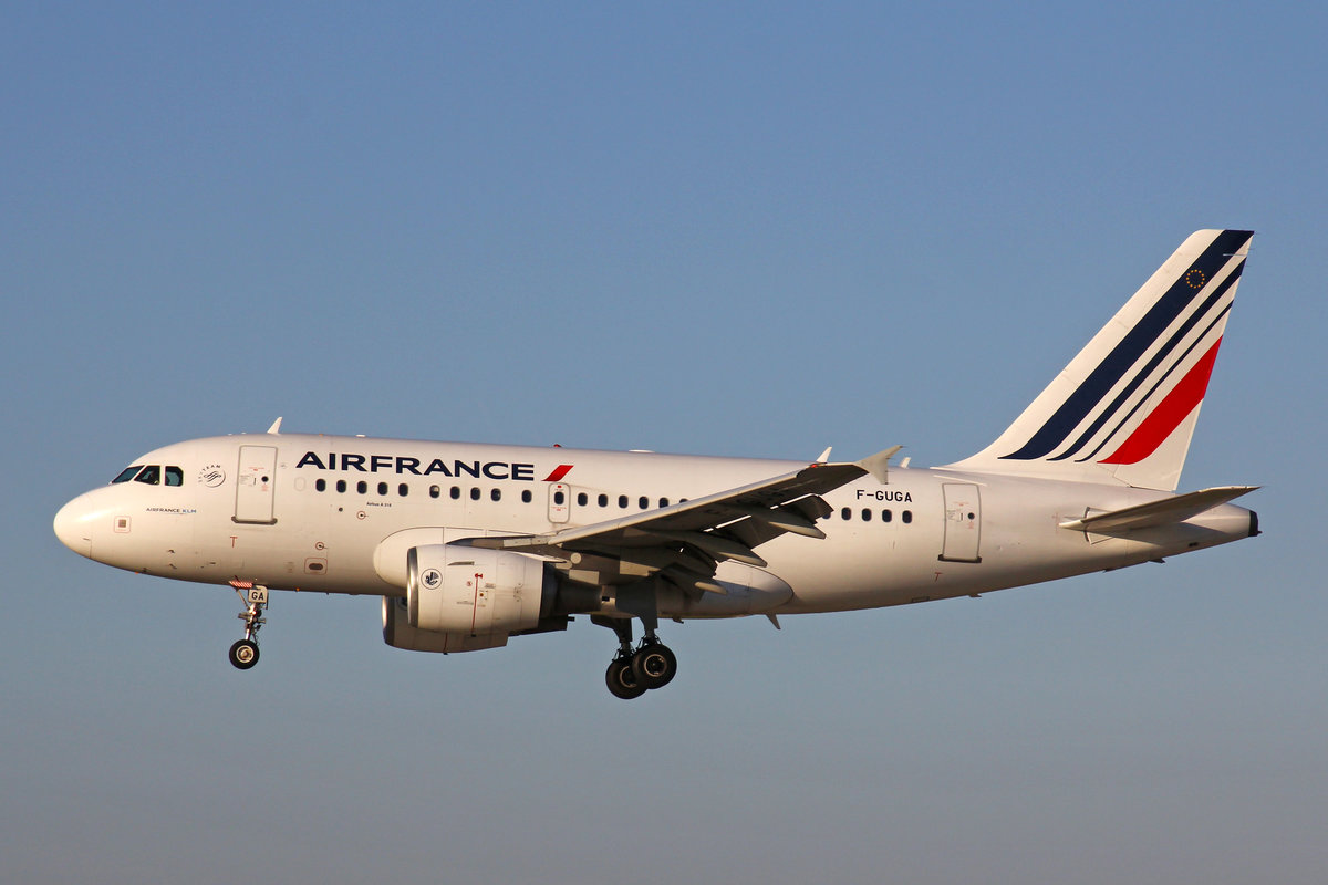 Air France, F-GUGA, Airbus A318-111, msn: 2035, 20.September 2019, ZRH Zürich, Switzerland.