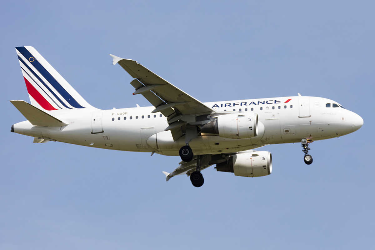 Air France, F-GUGB, Airbus, A318-111, 08.05.2016, CDG, Paris, France 
