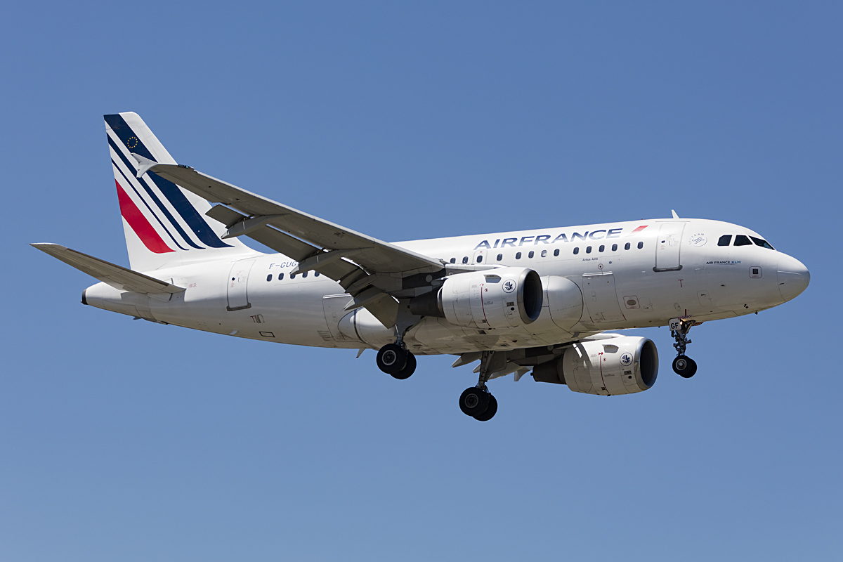 Air France, F-GUGF, Airbus, A318-111, 17.07.2016, GVA, Geneve, Switzerland


