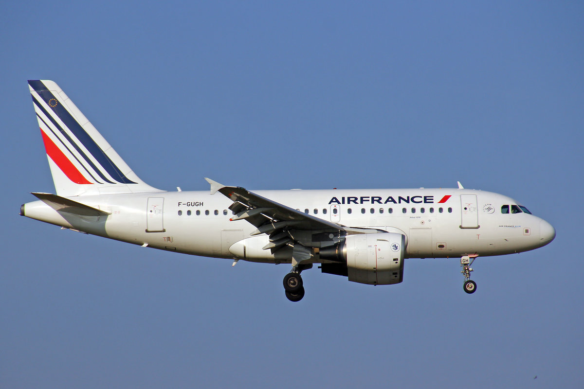 Air France, F-GUGH, Airbus A318-111, msn: 2344, 25.März 2017, ZRH Zürich, Switzerland.