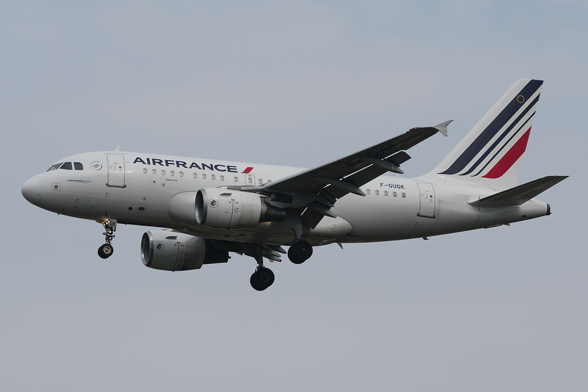 Air France, F-GUGK, Airbus, A318-111, 06.09.2018, MXP, Mailand, Italy 


