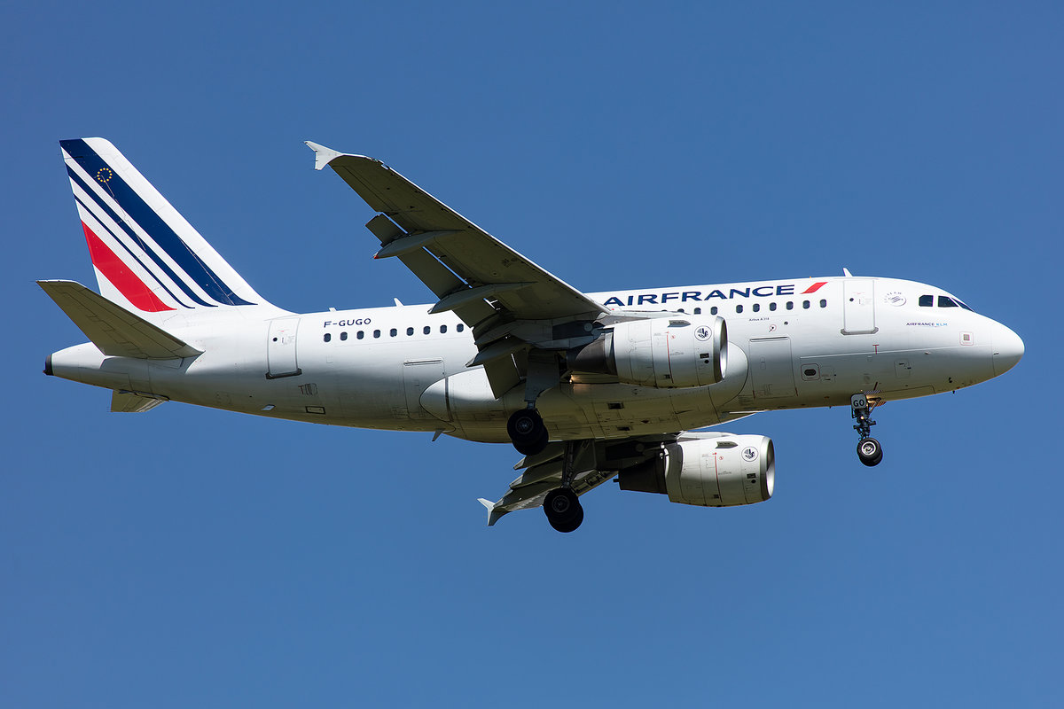 Air France, F-GUGO, Airbus, A318-111, 14.05.2019, CDG, Paris, France




