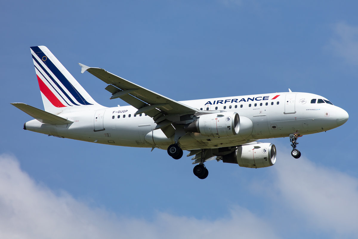 Air France, F-GUGP, Airbus, A318-111, 13.05.2019, CDG, Paris, France


