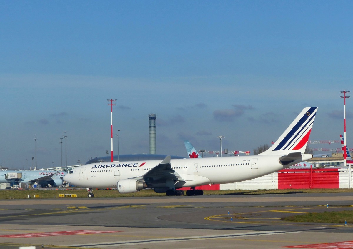 Air France, F-GZCG, Airbus A 330, Paris (CDG), 16.2.2016