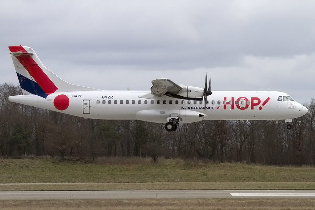 Air France - hop!, F-GVZR, Aerospatiale, ATR-72-212A, 26.01.2014, BSL, Basel, Switzerland


