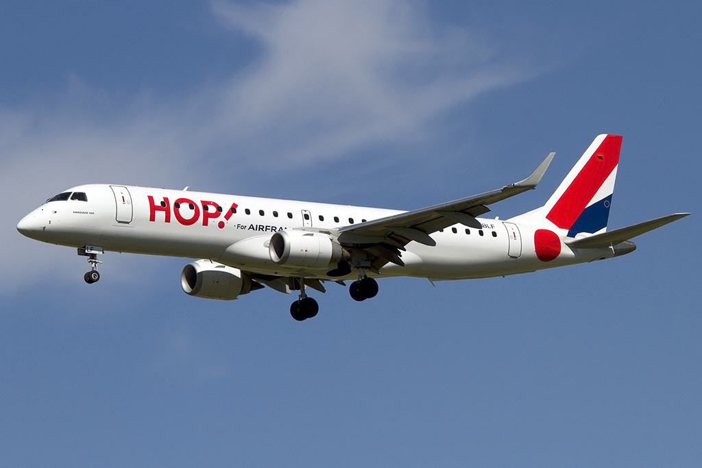 Air France - hop!, F-HBLF, Embraer, ERJ-190, 24.05.2014, LYS, Lyon, France 



