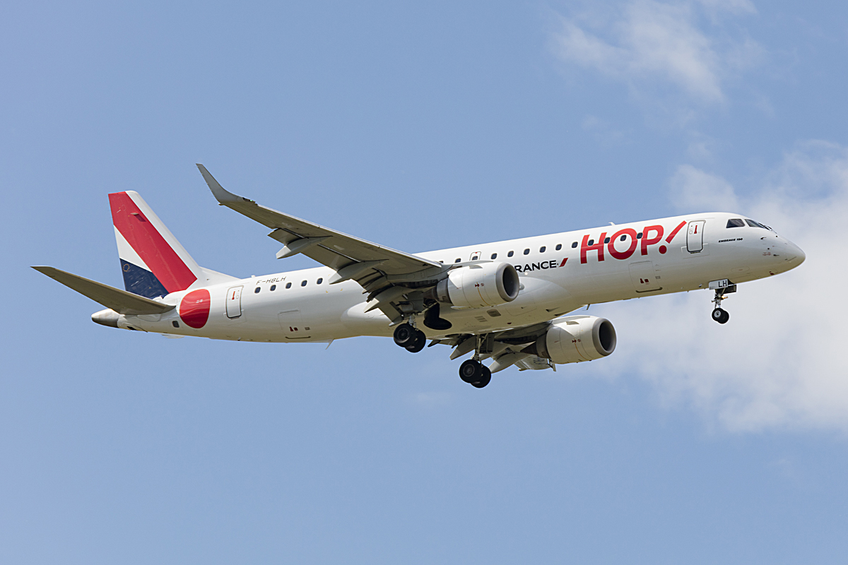 Air France - HOP!, F-HBLH, Embraer, ERJ-190, 17.07.2016, GVA, Geneve, Switzerland

