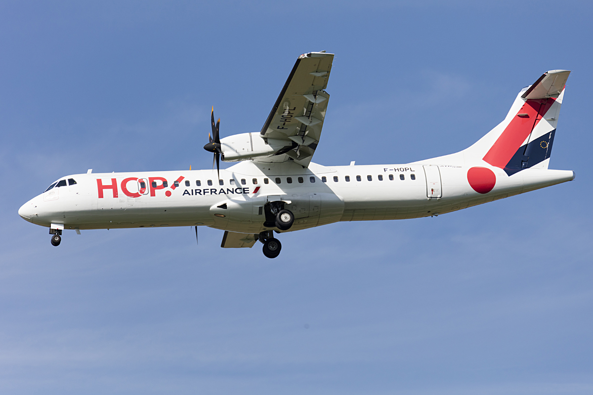 Air France - HOP!, F-HOPL, Aerospatiale, ATR-72-212A, 18.05.2016, BSL, Basel, Switzerland 



