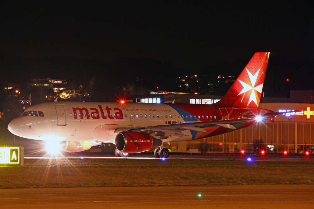 Air Malta, 9H-AEG, Airbus A319-111, 26.Dezember 2014, ZRH Zürich, Switzerland.