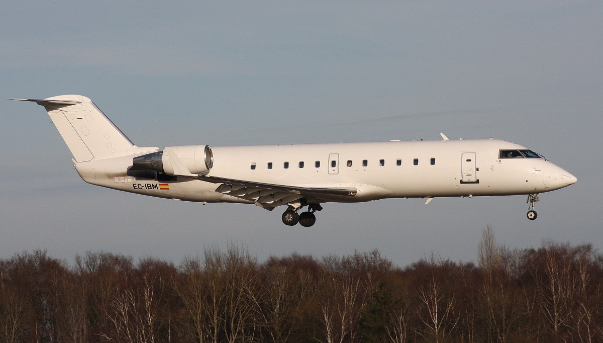 Air Nostrum,EC-IBM,(7591),Canadair Regional Jet CRJ-200ER,02.02.2014,HAM-EDDH,Hamburg,Germany