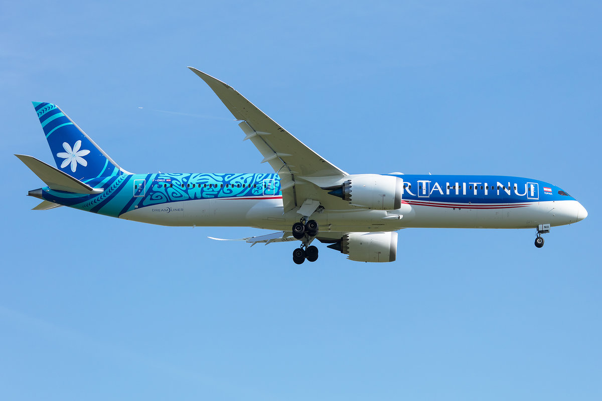 Air Tahiti Nui, F-ONUI, Boeing, B787-9, 13.05.2019, CDG, Paris, France


