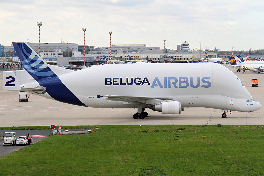 Airbus A300F4-608ST Beluga (Reg.: F-GSTB) in Dsseldorf am 29.10.2013