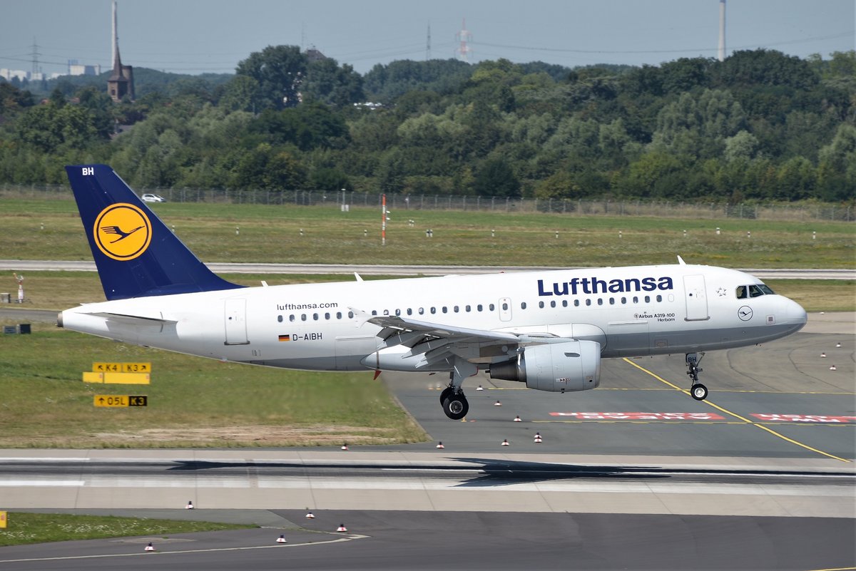 Airbus A319-112 - LH DLH Lufthansa 'Herborn' - 5239 - D-AIBH - 17.08.2016 - EDDK