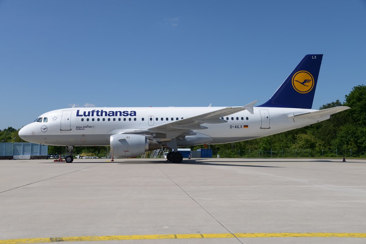 Airbus A319-114 - LH DLH Lufthansa 'Fellbach' - 860 - D-AILX - 25.05.2017 - CGN