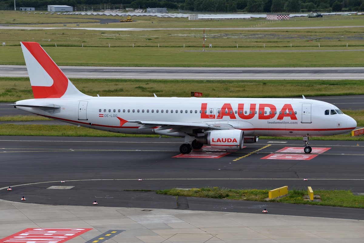 Airbus A320-214 - OE LDM LaudaMotion - 3027 - OE-LOO - 13.06.2019 - DUS