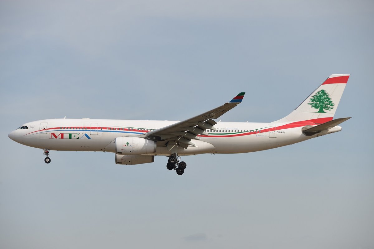Airbus A330-243 - ME MEA Middle East Airlines - 995 - OD-MEC - 22.07.2019 - FRA