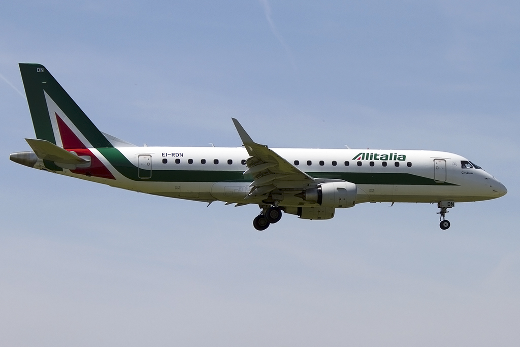 Alitalia - CityLiner, EI-RDN, Embraer, ERJ-175, 17.05.2014, BRU, Brüssel, Belgium



