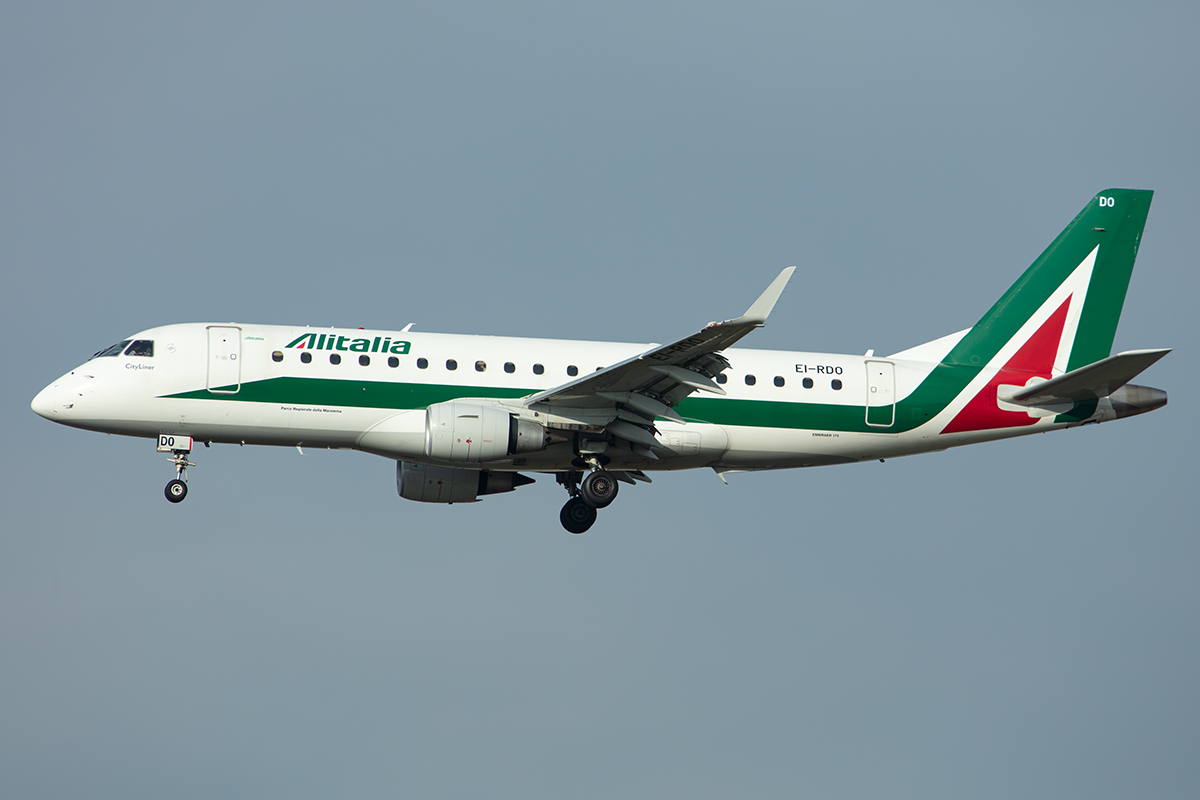 Alitalia CityLiner, EI-RDO, Embraer, ERJ-175, 24.11.2019, FRA, Frankfurt, Germany



