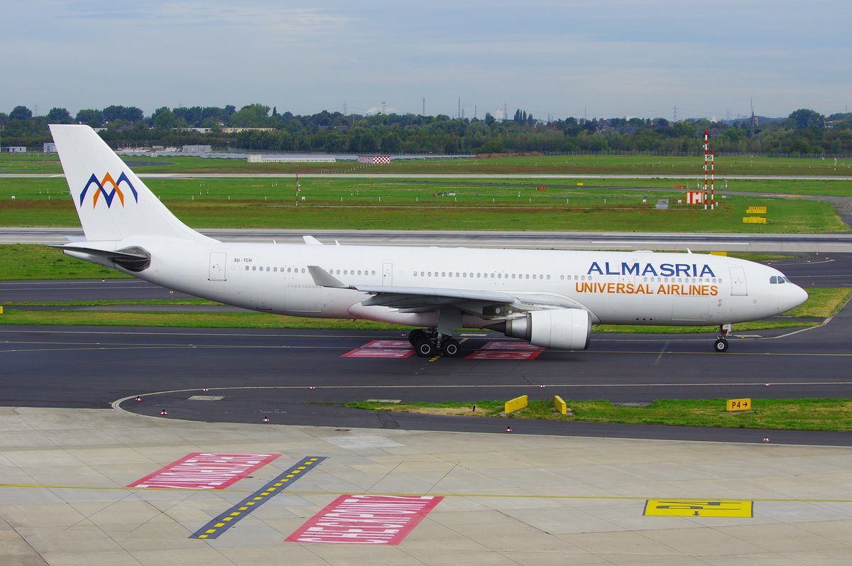 Almasria  Airbus A330-200, SU-TCH, 09.09.2018 Düsseldorf
