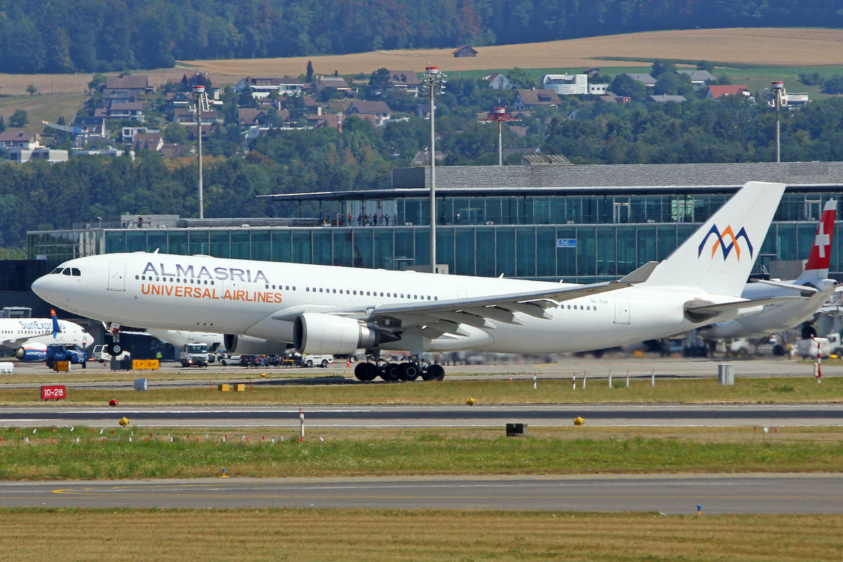 Almasria Univeral Airlines, SU-TCH, Airbus A330-203, msn: 661, 01.August 2018, ZRH Zürich, Switzerland.