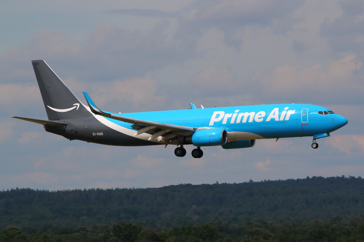 Amazon Air (ASL Airlines Ireland), EI-DAD, Boeing 737-8AS (BCF), Köln-Bonn (EDDK), 20.06.2021.