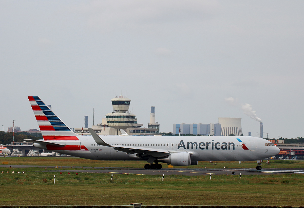 American Airlines, Boeing B 767-323(ER), N399AN, TXL, 04.08.2019