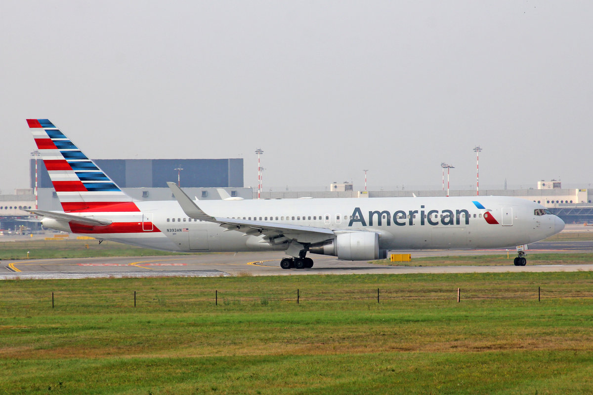 American Airlines, N393AN, Boeing 767-323ER, msn: 29430/701, 16.Oktober 2018, MXP Milano-Malpensa, Italy.