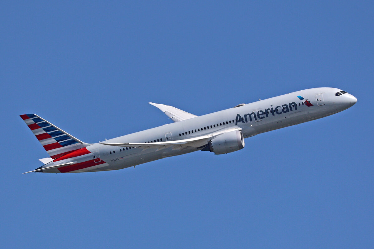 American Airlines, N820AL, Boeing B787-9, msn:40639/466, 07.Juli 2023, LHR London Heathrow, United Kingdom.