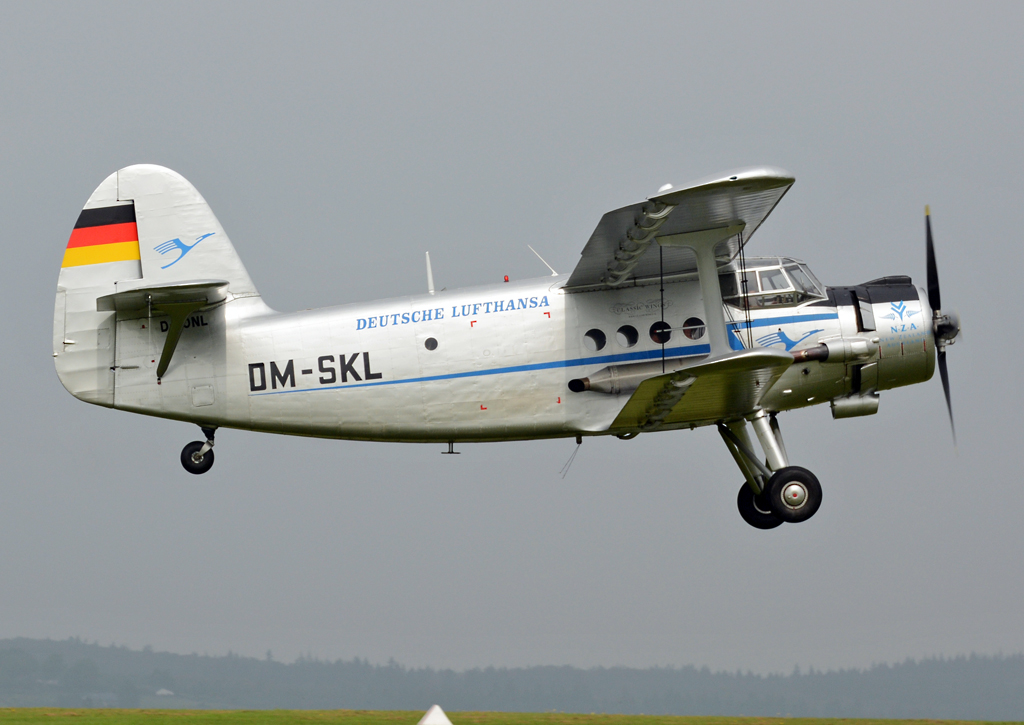An-2T, D-FONL von Classic Wings beim Start in Wershofen - 07.09.2014