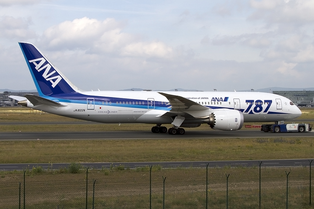 ANA, JA822A, Boeing, B787-8, 21.06.2014, FRA, Frankfurt, Germany 




