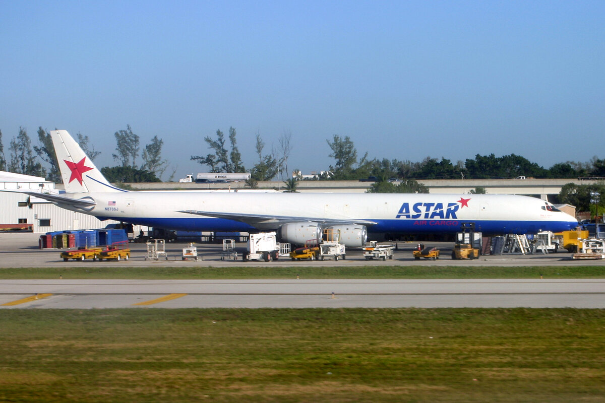 Astar Air Cargo, N873SJ, McDonnell Douglas DC-8-73CF, msn: 46091/519, 08.Januar 2007, FLL Fort Lauderdale, USA.