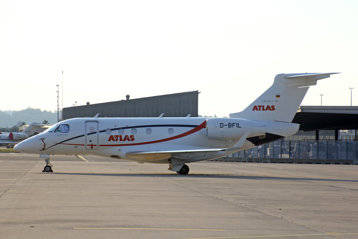 Atlas Air Service, D-BFIL, Embraer EMB545 Legacy 450, msn: 55010015, 01.August 2020, ZRH Zürich, Switzerland.