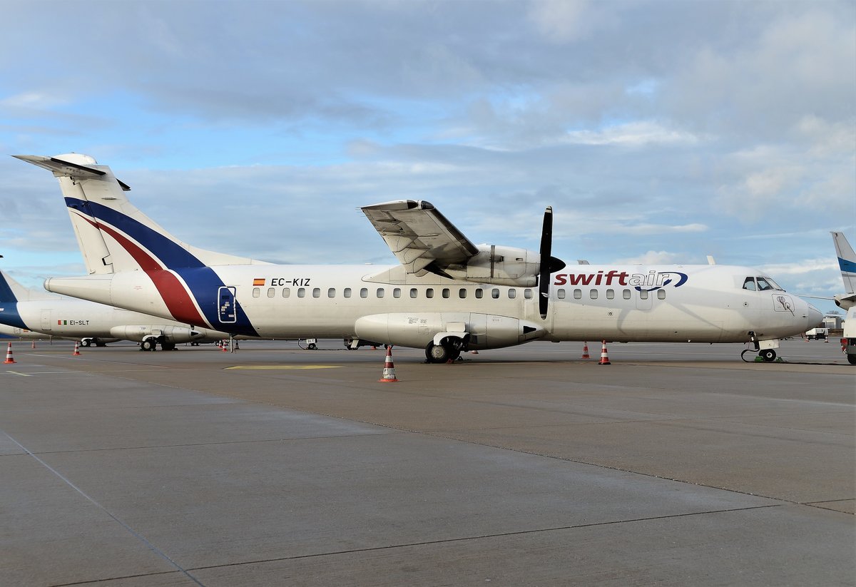 ATR 72-202 - W3 SWT Swiftair - 204 - EC-KIZ - 27.01.2019 - CGN
