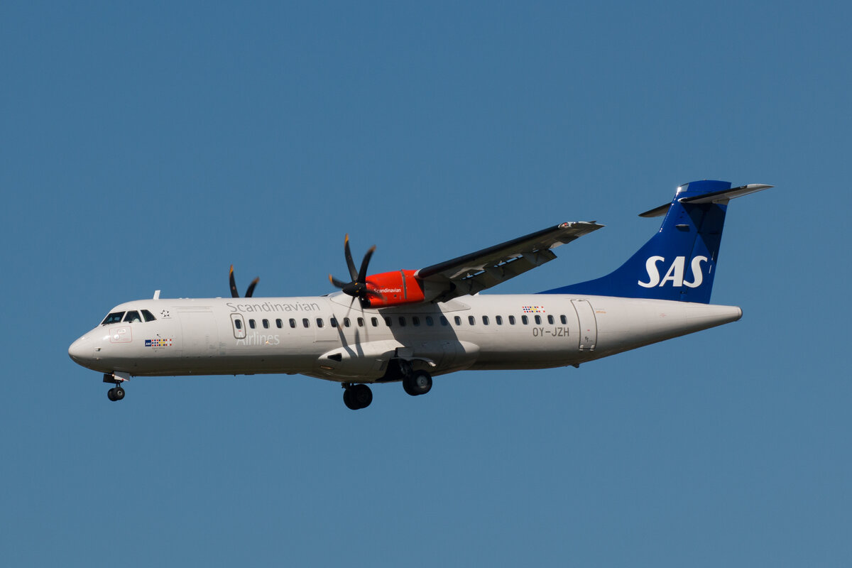ATR 72-600, Scandinavian Airlines (OY-JZH), Hamburg, 09.04.2017
